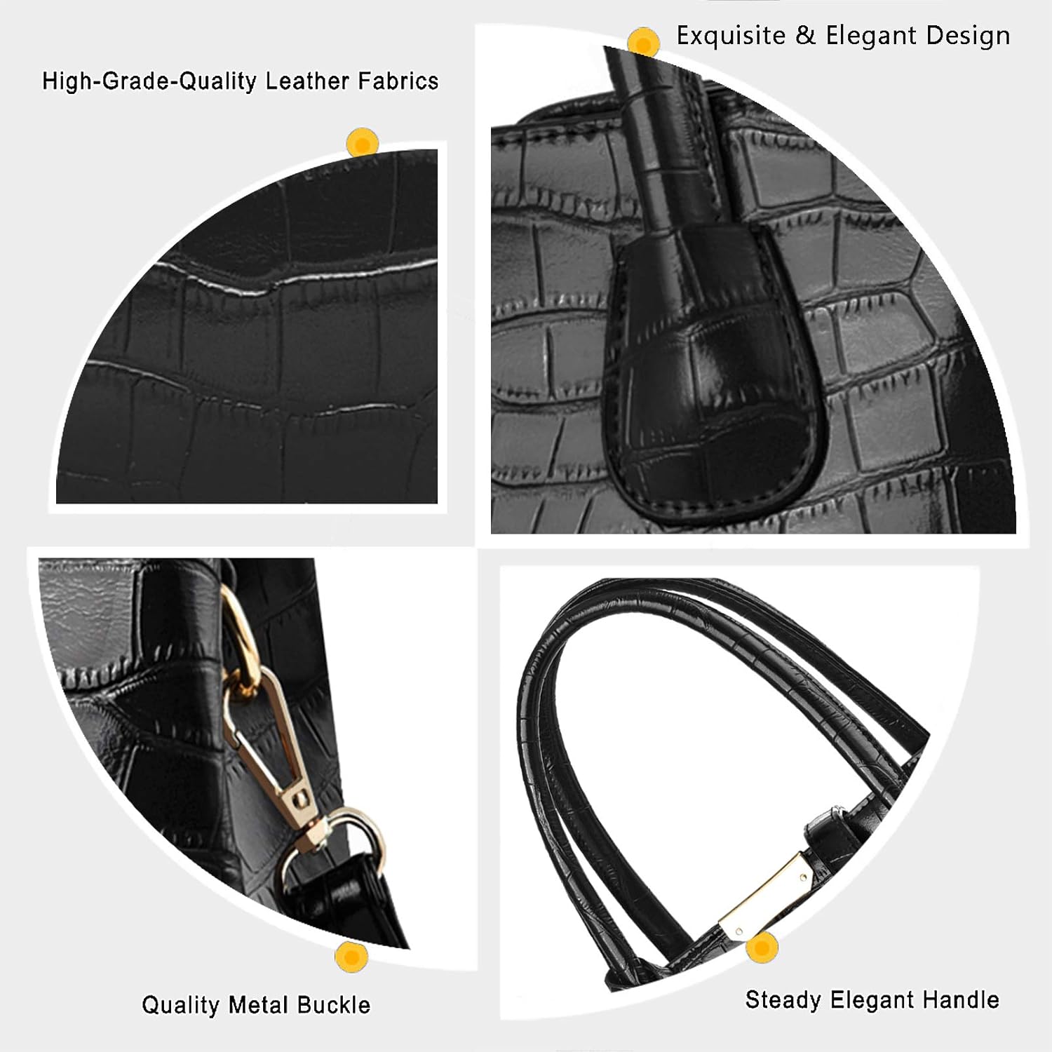 Purses and Handbags for Women Shoulder Tote Bags Top Handle Satchel - Image 7