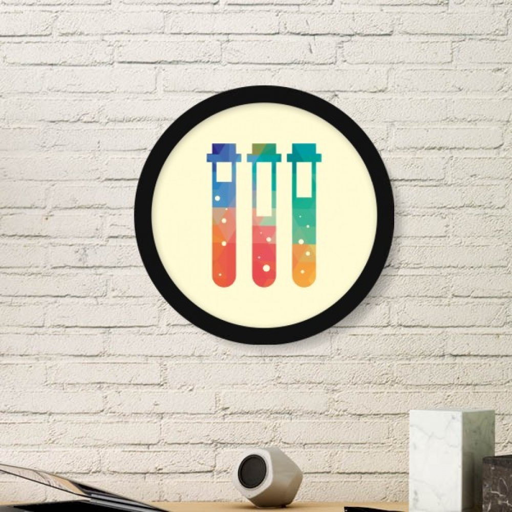 Cadre photo chimie tubes à essai : colorez un mur blanc avec style et originalité