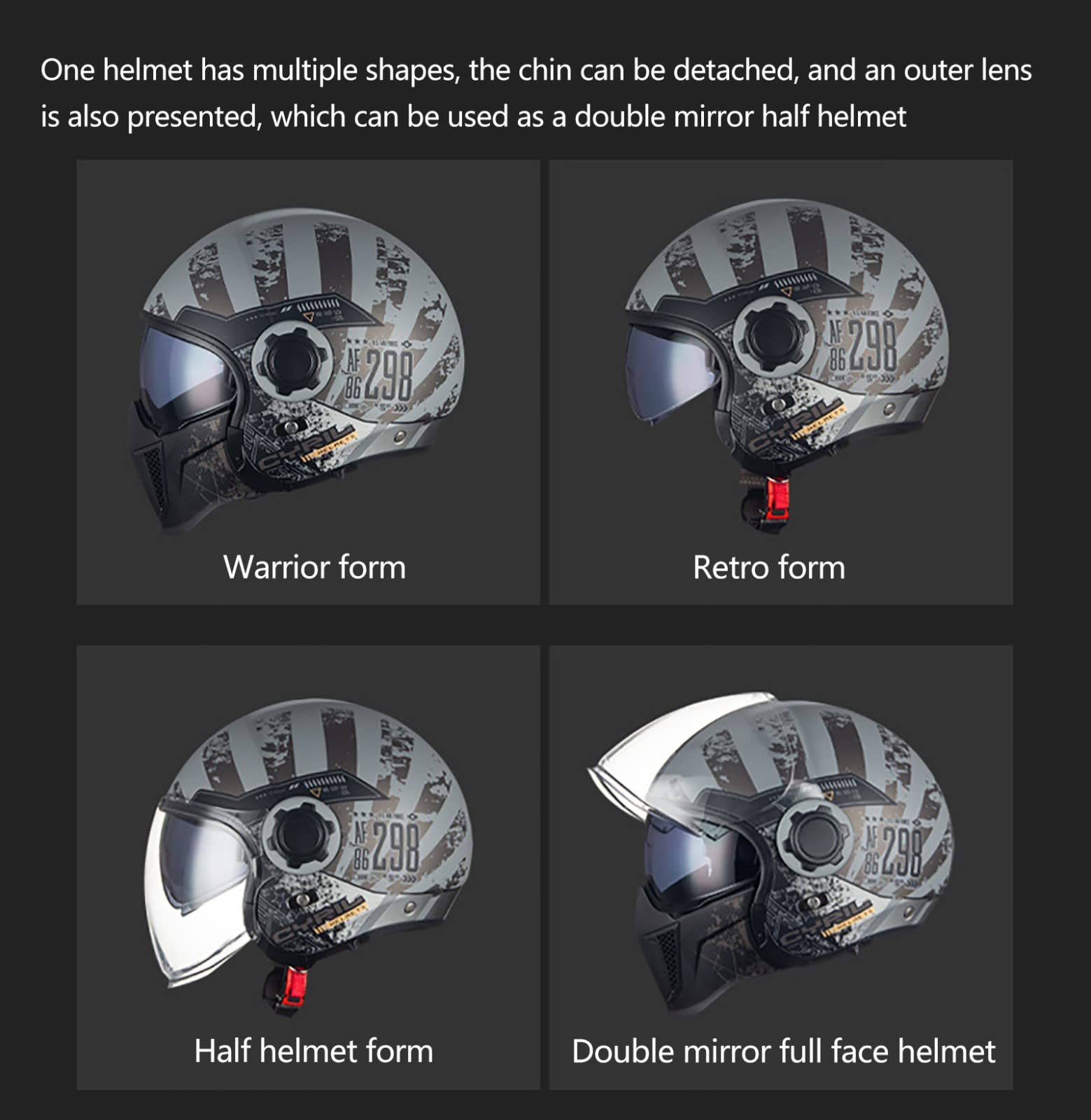 Open Motorhelmen Met Zonneklep, ECE-Goedgekeurde Halve Motorhelm Voor Heren, Dames, Veiligheidskappen Voor Volwassenen, Voor Motorfietsen, Motorrijders, Cruisers, Scooters, Touring C,L Open Motorhelmen Met Zonneklep, ECE-Goedgekeurde Halve Motorhelm Voor Heren, Dames, Veiligheidskappen Voor Volwassenen, Voor Motorfietsen, Motorrijders, Cruisers, Scooters, Touring C,L
