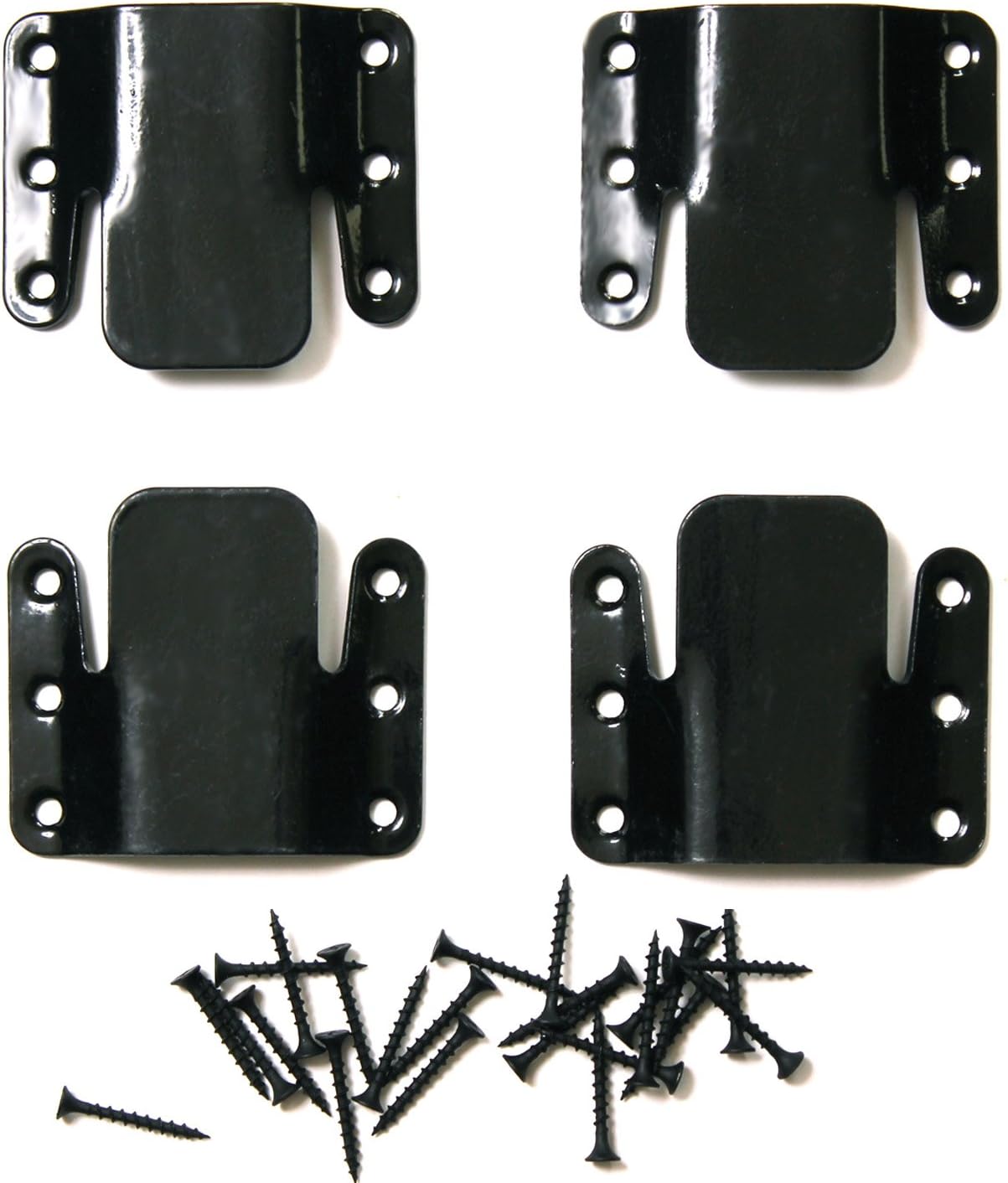 Choice Parts – Black Sectional Connector (Pack of 2) – Great Non Sliding Sofa Fastener for Couch, Loveseat, Recliner, Chair or Chaise Lounge Sections of Large or Small Sectionals - Model #240