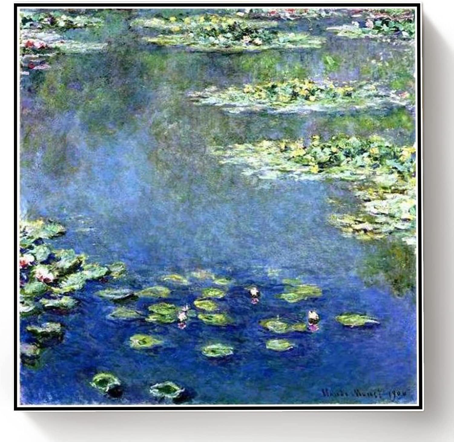 オスカル・クロード・モネ 、睡蓮、希少画集画、新品額装付 Amazon.co.jp: DIY絵 デジタル油絵 オスカル・クロード・モネの