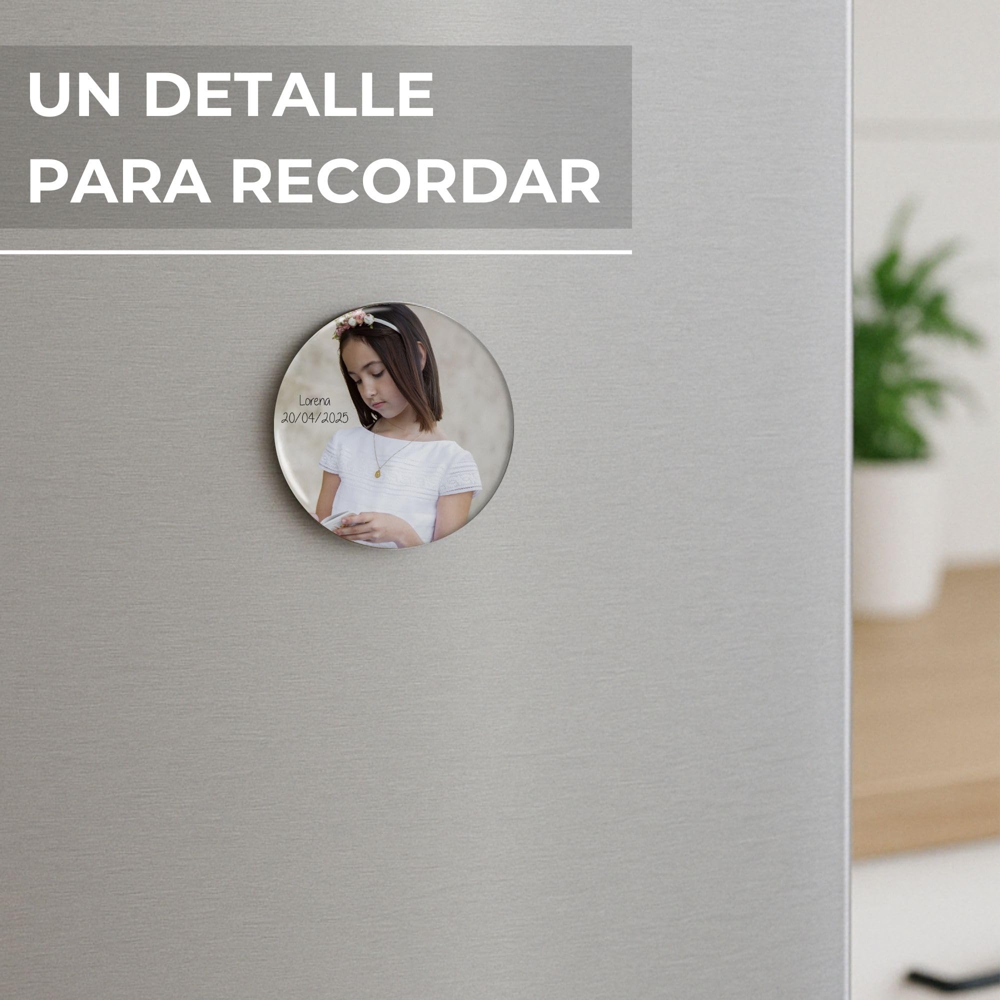 Chapas Personalizadas con Abrebotellas y Foto Iman Nevera 5 Unidades