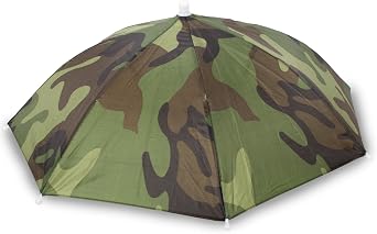 Windy City Novelties 13 Hands-Free Umbrella Hat Sun & Rain Protection for Outdoor Events, Fishing, Festivals & Costume Fun Adjustable Fit for Adults & Kids