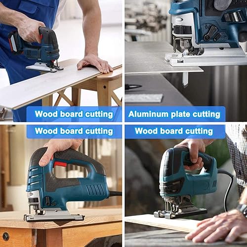 Miniatura 3 de 50 hojas de sierra de calar HCS T-Shank T118A T119BO T101D T101B T244D Kits de corte de curva para madera, plástico y metal