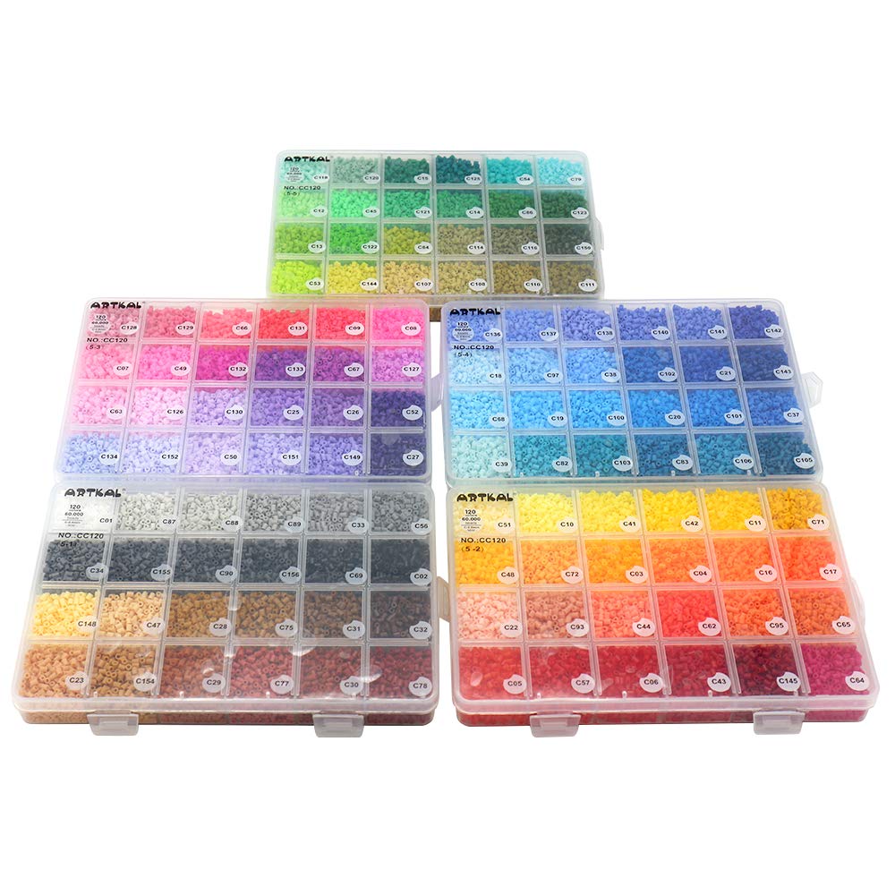 Amazon.co.jp: ookuwa グラデーション アイロンビーズ 手作り