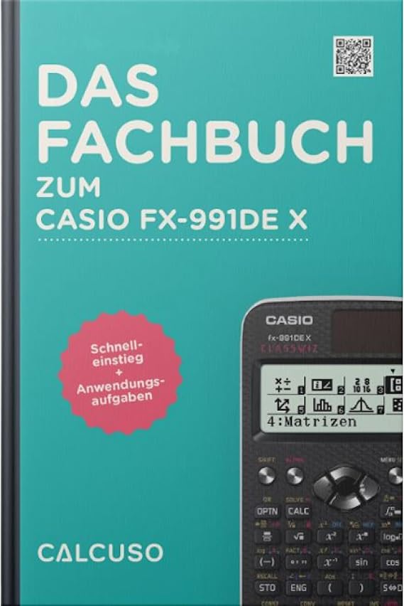 CALCUSO Standard Set Dark Grey with Calculator Casio FX-991DE X ClassWiz German