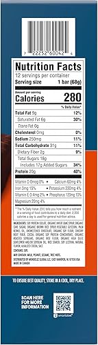 Miniatura 16 de 12 barras de proteínas Clif Bar, 2.4 onzas por barra, CL-60142, 12 unidades, Chocolate, 12, 12