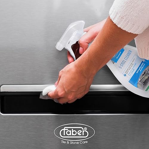 Miniatura 9 de FABER Limpiador y pulidor de acero inoxidable  Detergente diario para eliminar huellas dactilares, residuos, marcas de agua, rayas y grasa de todo