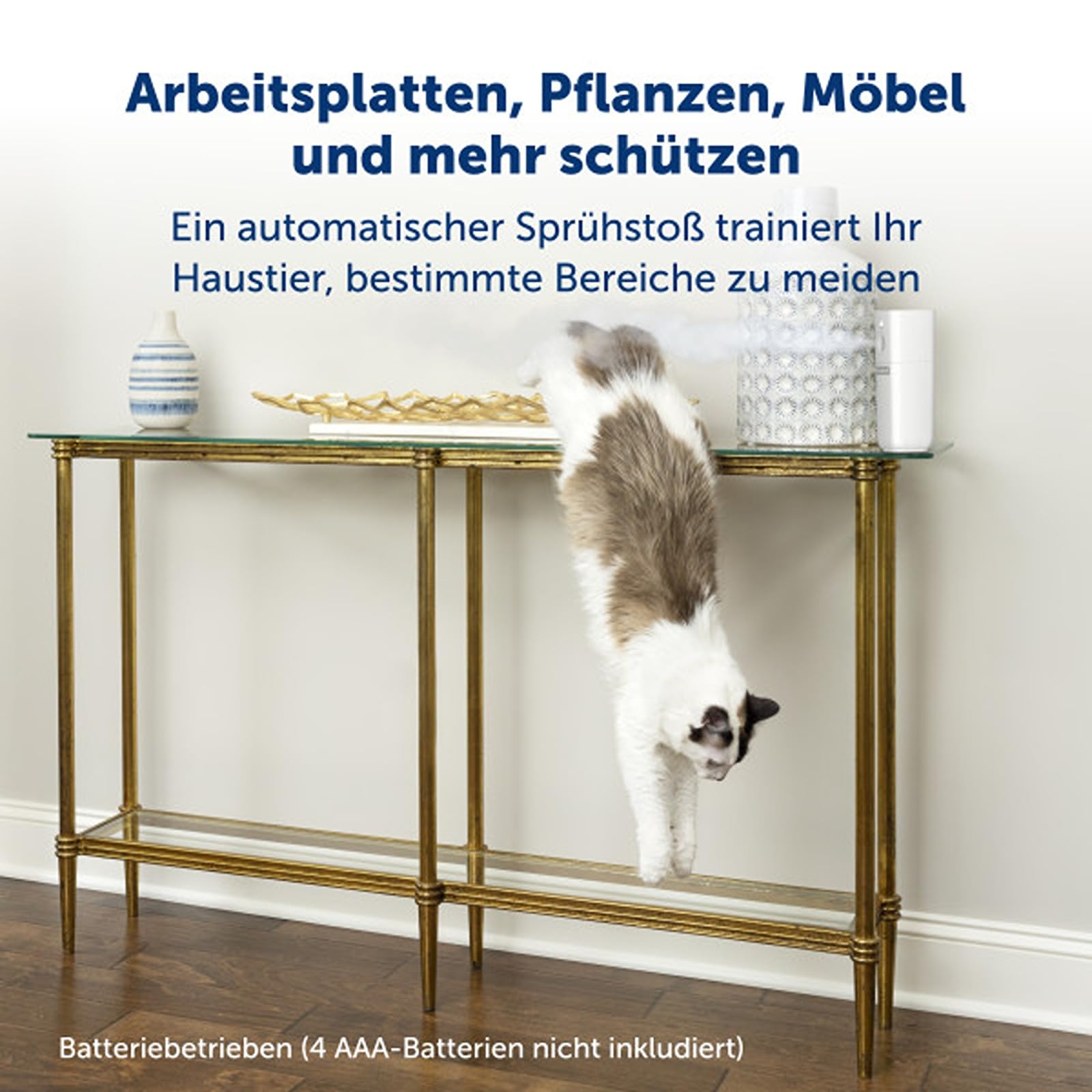 SSSCAT automatisches Fernhaltespray für Haustiere, Katzen und Hunde fernhalten, sicher, geruchlos