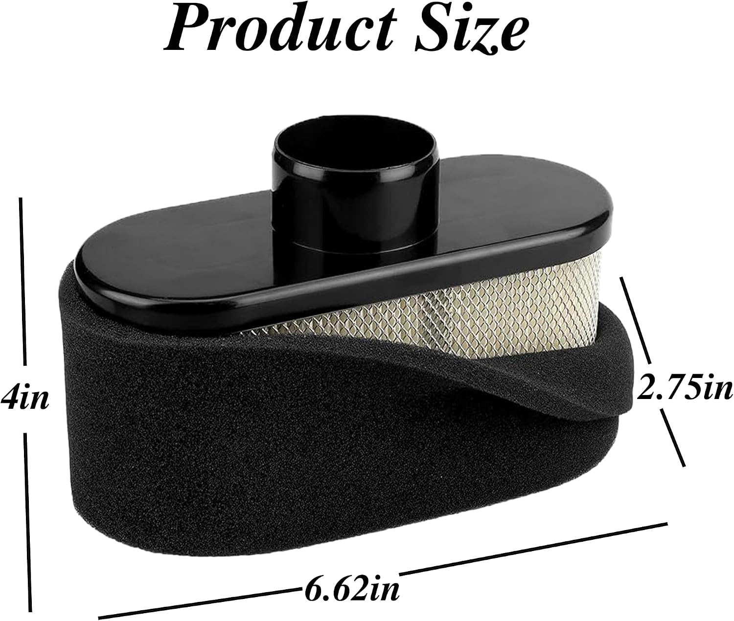 2 Air Filters for John Deere X380 X384 X390 X394 X570 X580 X584 Lawn Tractors Fits Husqvarna Z254F Parts Replaces Kawasaki FR691V Air Filter FR600V FR651V FR730V FS730V