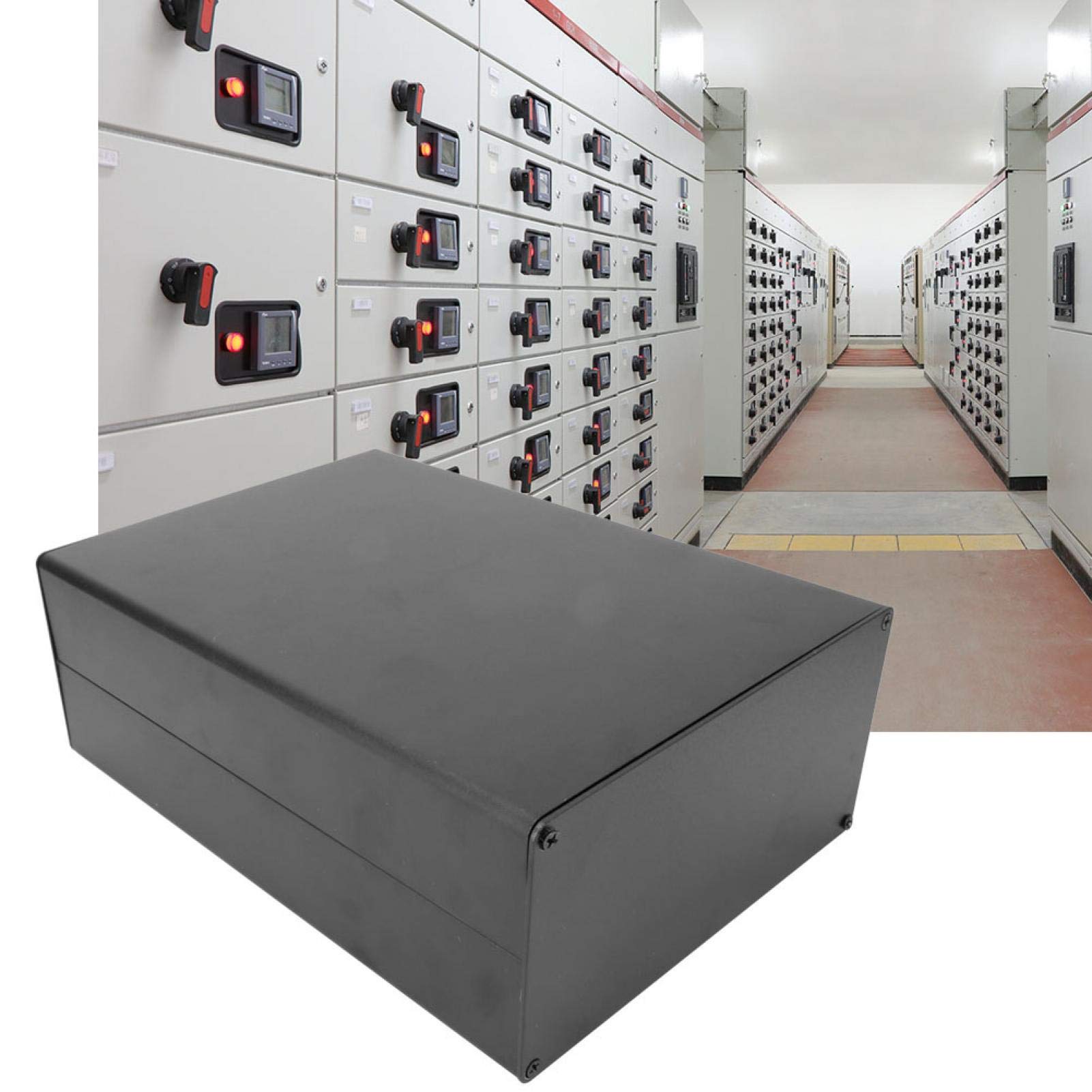 Custodia custodia raffreddamento alluminio, custodia elettronica scatola progetto tipo split 3,1 x 6,3 x 8,7 pollici, scatola strumenti di progetto PCB per circuito elettronico fai-da-te