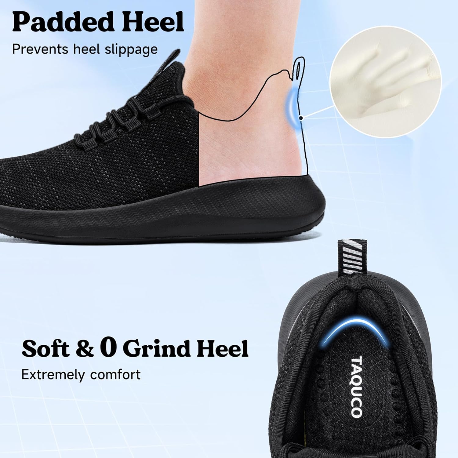 Non Slip Work Shoes for Women Food Service Lightweight Waterproof Kitchen Chef Shoe Restaurant Walking Sneakers Nursing Slip Resistant Footwear, Black - Image 7