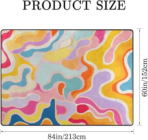 Miniatura 2 de 9CH Space Galaxy Star - Alfombra de 7 x 5 pies, alfombra de horóscopo, estrella, nebulosa, constelación del zodiaco, alfombra para decoración de