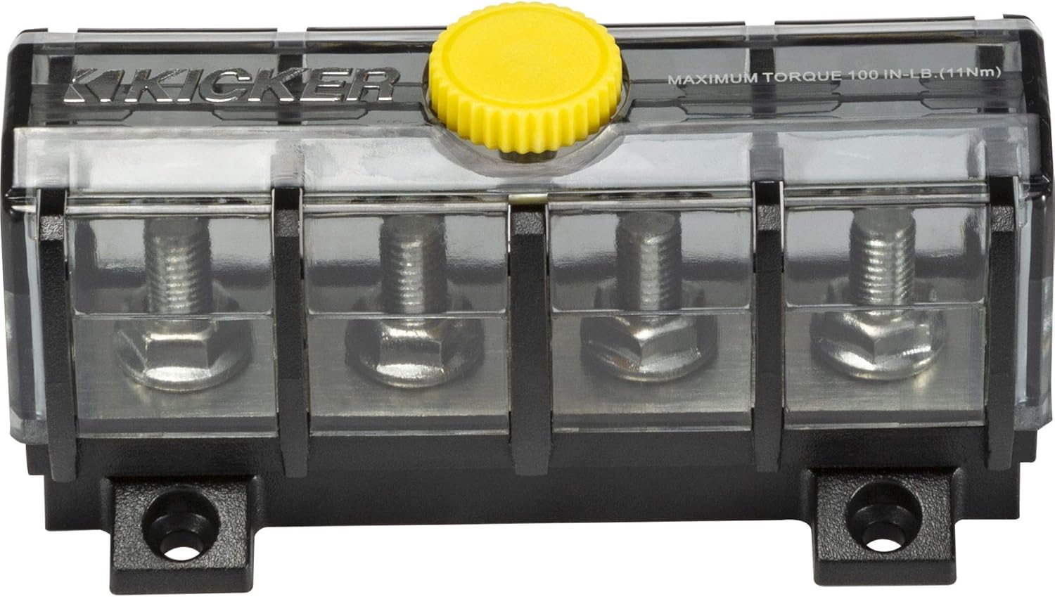 Kicker 47KMFDB3 ABYC Compliant Fuse Holder Distribution Block & 47KMDB3 Ground Distribution Block Bundle