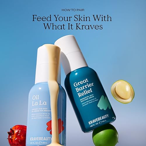 Miniatura 8 de KraveBeauty Great Barrier Relief Serum - Suero reparador de barrera inspirado en Corea, aceite de tamanu, alivia el enrojecimiento e hidrata, vegano
