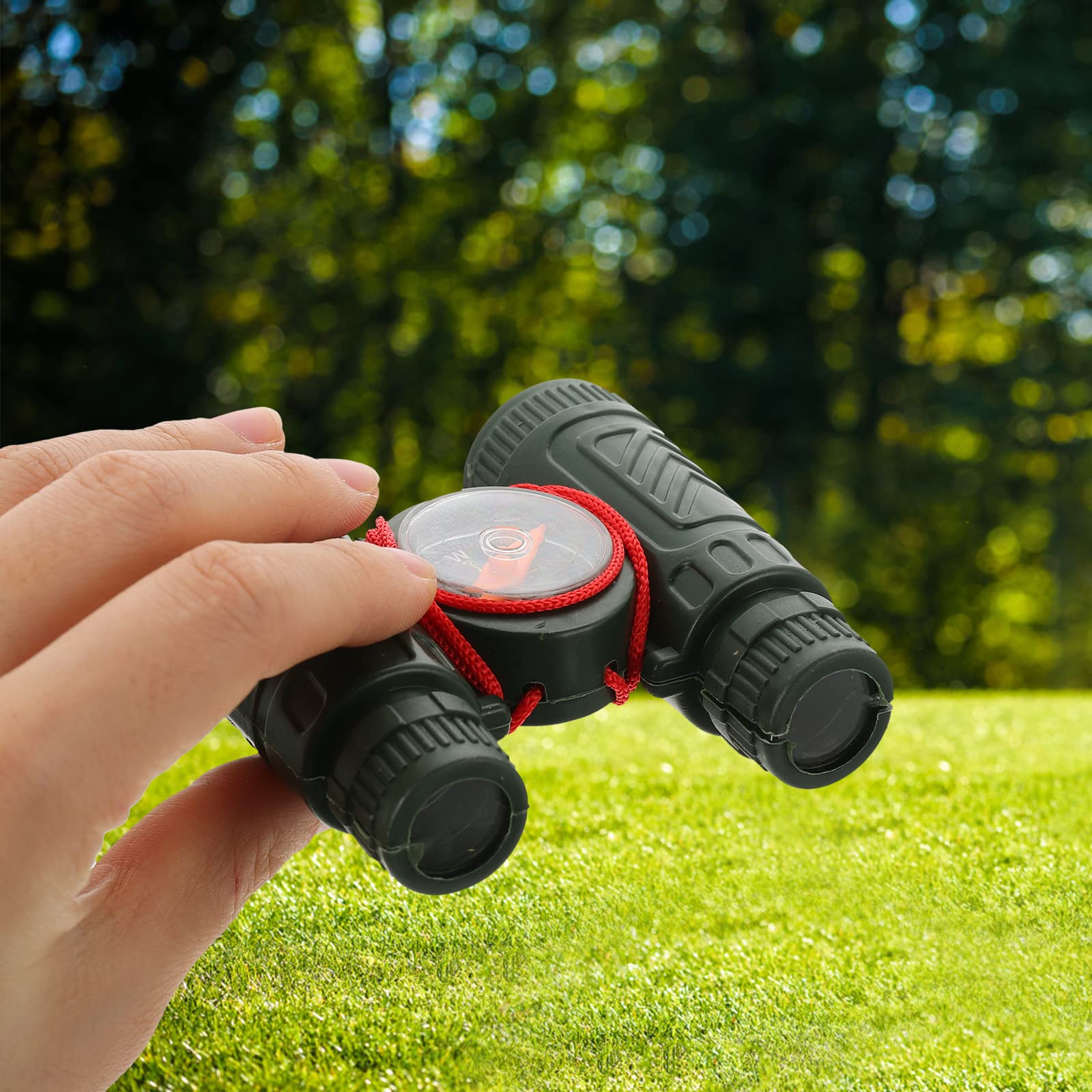 Telescopio monocular con brújula pirata juego de roles camping binoculares compactos telescopio niños telescopio educativo T camping cumpleaños fiesta pirata favores 4