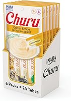Vista 27 de INABA Churu - Bocadillos para gatos, puré cremoso para gatos, sin cereales, que se puede lamer y exprimir, suplemento con vitamina E y taurina, 0.5