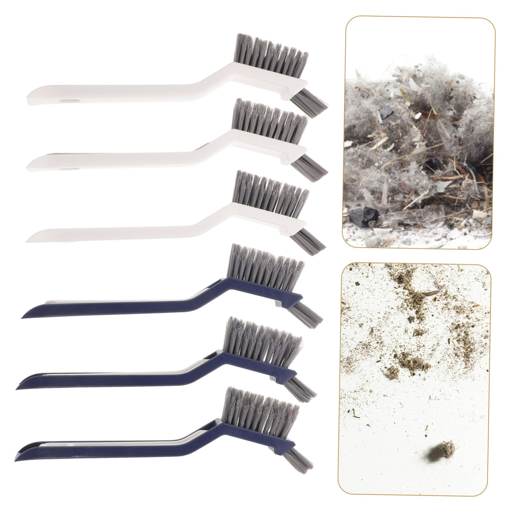 SHERCHPRY 3 Series Cepillos De Limpieza Para Ranuras Y Azulejos Cepillo Para Herramienta De Limpieza Para Hogar Para Reducidos Y Baños 6 Piezas*3