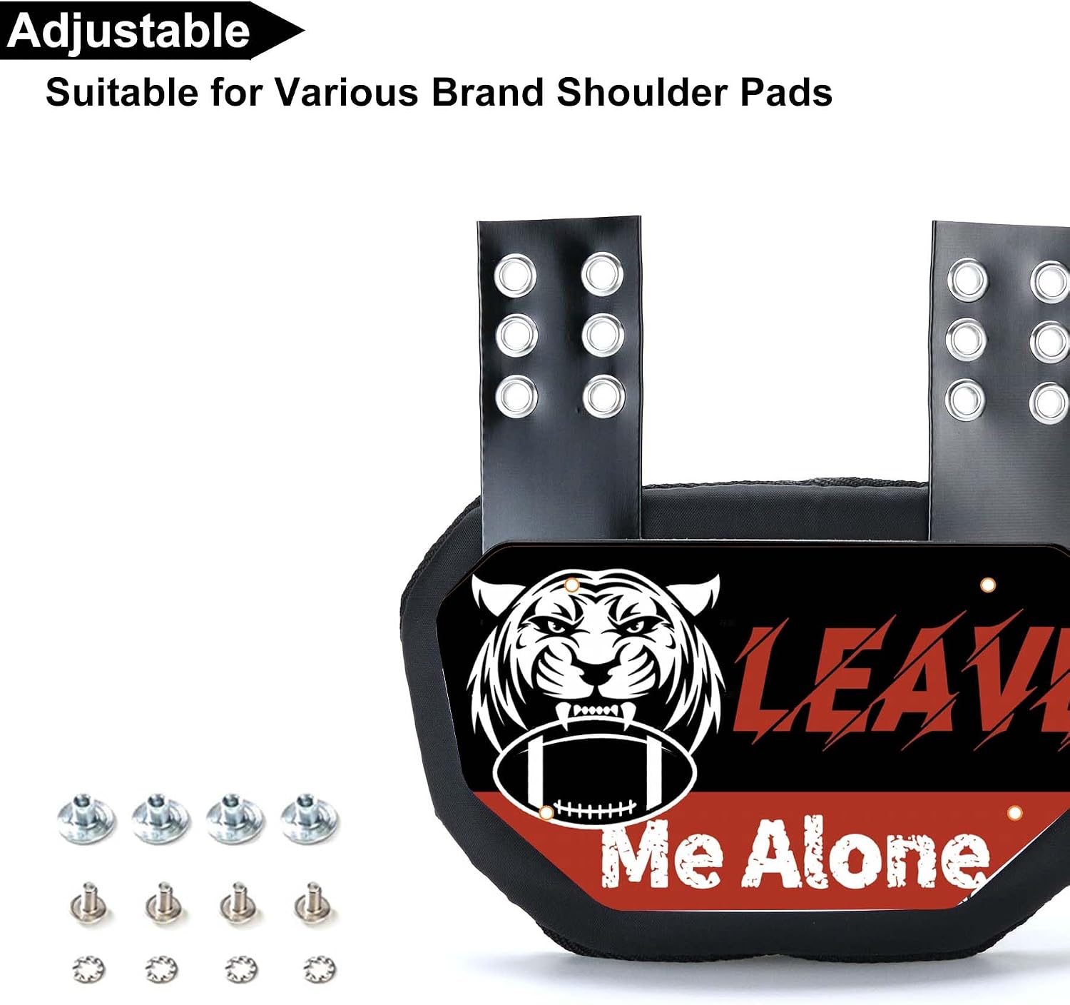 Football Back Plate,Lower Back Pads for Football Players,Rear Back Protector,High Impact Protection for Youth & Adult Shoulder Pads