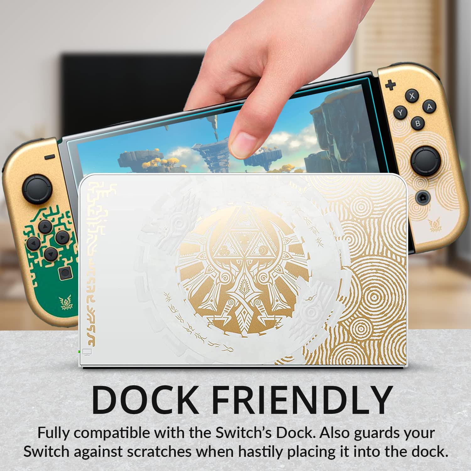 Orzly Glass Screen Protector for Nintendo Switch OLED 2024 Console Accessories (Pack of 4) - Tempered Glass Life time Edition - Image 8