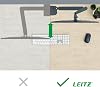 Leitz Ergo Space Saving, Dual Monitor Arm for Computer and Laptop, 65370089, Gray