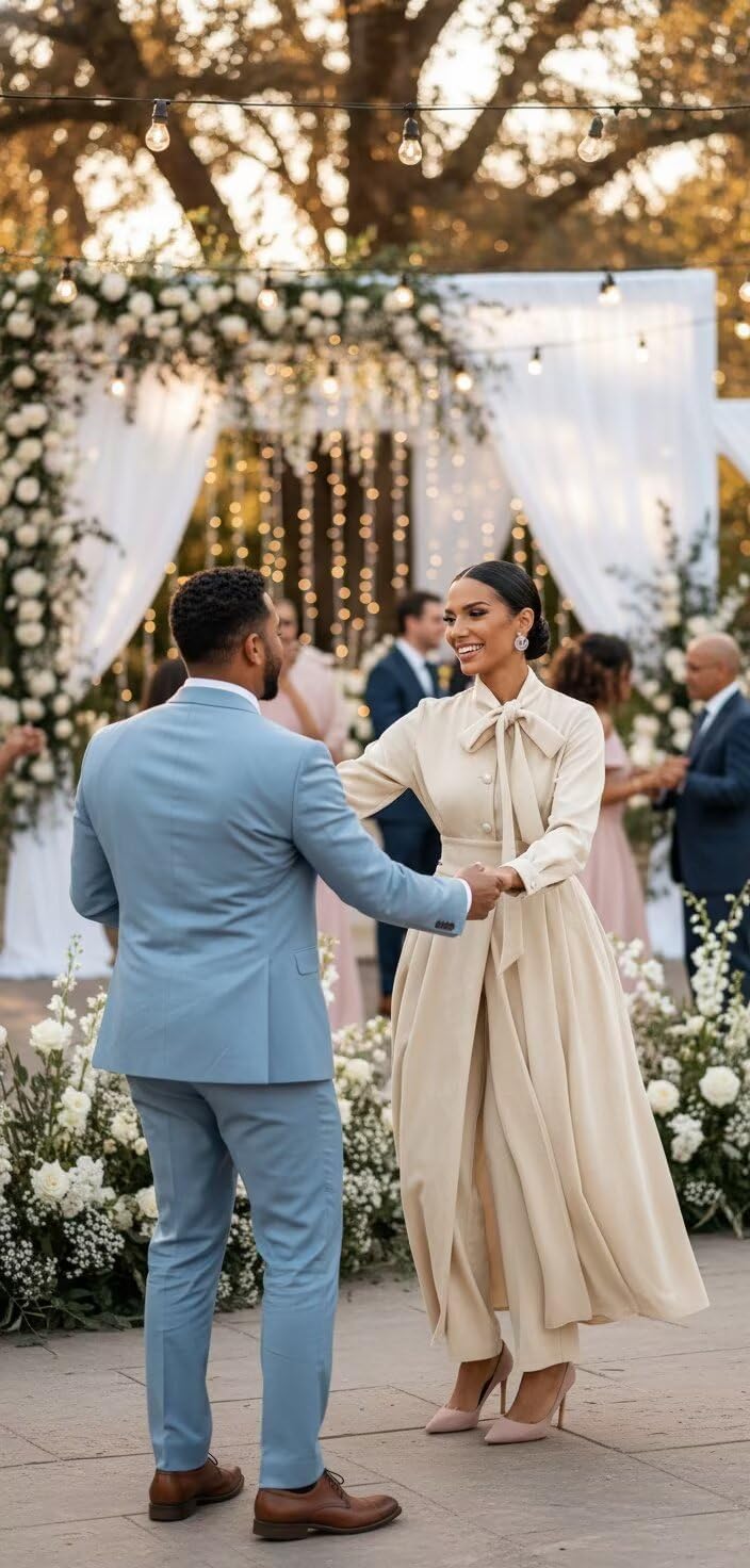 Corduroy Dresses for Women Long Sleeve Maxi Wedding Guest Dress with Pockets Button Down Formal Evening Gown