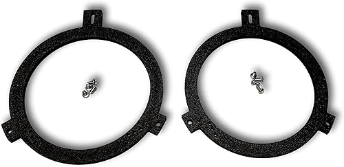 SPKBRK008 - 1 par de adaptadores de altavoz de 6 1/2 6.5 compatibles con vehículos Chrysler, Dodge y Jeep
