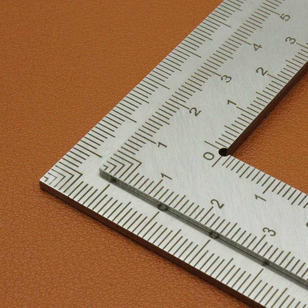 L Shaped Ruler, Carpenter, Square Frame Ruler, Stainless