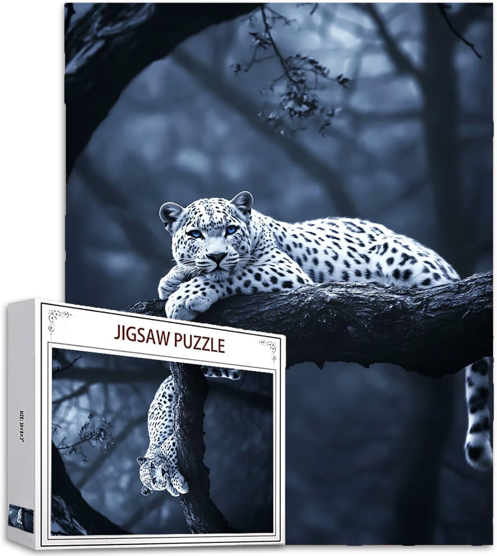 Model998 puzzle dla dorosłych, 3000 części, duże puzzle ze zwierzętami, plakat ze zwierzętami, kreatywny zestaw dla dorosłych, z pudełkiem na prezent, 122 x 81 cm, z opakowaniem na prezent, 122 x 81