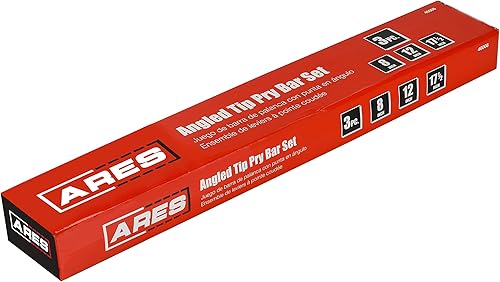 Miniatura 7 de ARES 46008 - Juego de 3 barras de palanca de 8 pulgadas, 12 pulgadas y 17.5 pulgadas, punta en ángulo para levantar y hacer palanca, cómodo mango de