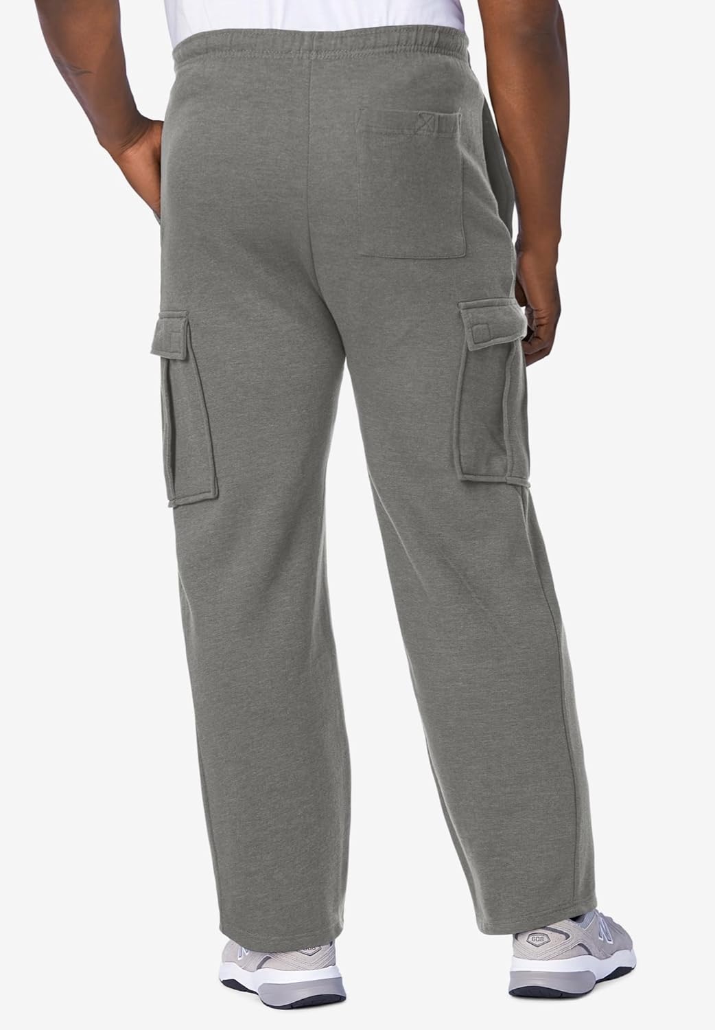 KingSize Men's Big & Tall Fleece Cargo Sweatpants