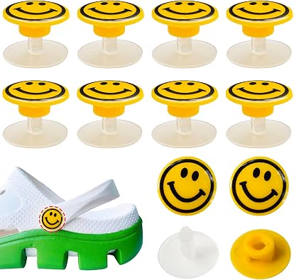 Lopau Replacement Rivets for Beach Shoes, Replacement Buttons Snap for Clogs Accessories Clips Parts for Clog Shoe Strap Repair