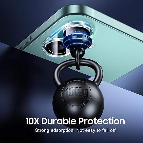 Miniatura 107 de UniqueMe [Paquete de 3 protectores de lente de cámara compatibles con iPhone 14 Pro Max/iPhone 14 Pro, vidrio templado, [compatible con fundas]