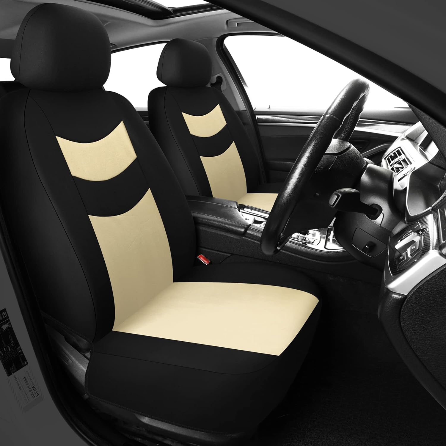 Universal Car Seat Covers for Front Seats, Cloth Front Car