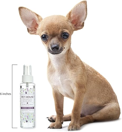 Miniatura 3 de One Fur All Spray de habitación para olor de mascotas, ambientador concentrado apto para mascotas, 4 onzas, té verde lavanda, paquete de 1
