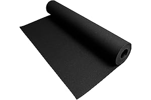 IncStores 3/8 Inch Thick Heavy Duty Rubber Flooring Roll | Flexible Recycled...