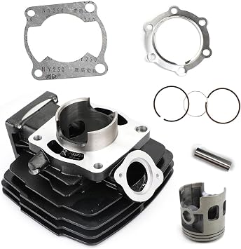 Replace 2A7-11311-00 Engine Cylinder Piston Gasket Top End Rebuild Kit STD 66mm for Yamaha DT175 MX175 1978-1981