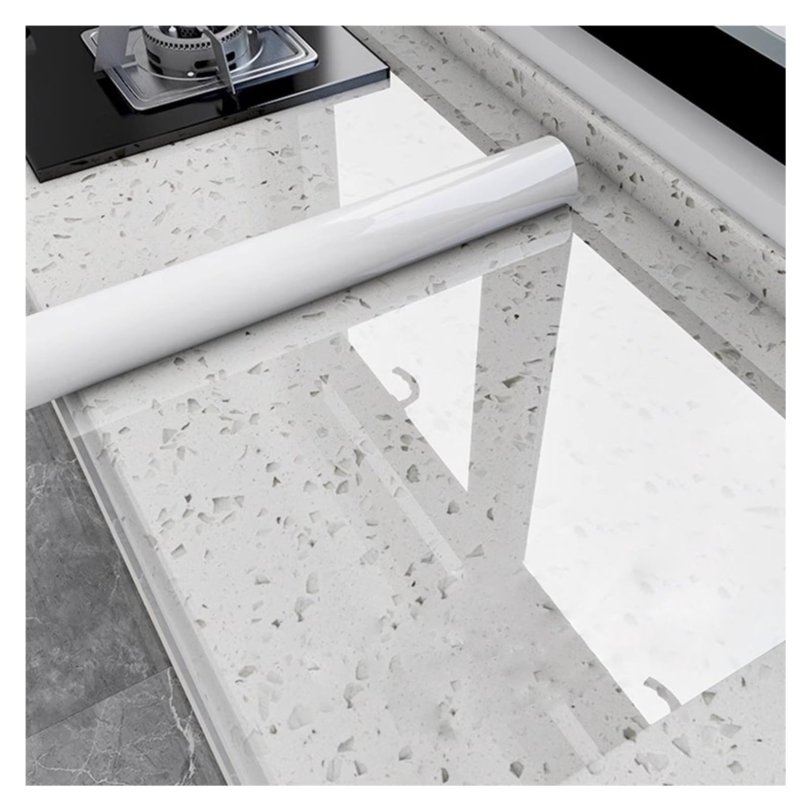 transparent klebefolie selbstklebende Selbstklebende Schreibtisch-Schutzfolie, Schreibtischunterlage Für Couchtisch, Esszimmer, Hitzebeständig Herd-Rückwandschutz Ölbeständig(28x84 in/71x213.3 cm)