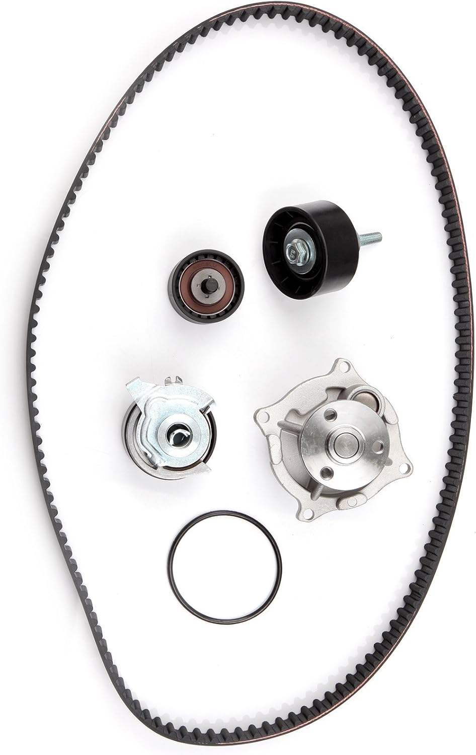 ECCPP Timing Belt Water Pump Kit Fit for Ford Contour 2.0L for Ford Escape 2.0L for Ford Escort 2.0L for Ford Focus 2.0L for Mazda Tribute 2.0L for Mercury Cougar 2.0L for Mercury Mystique 2.0L