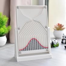 12 * 18cm Galton Board Experiment Model, Normal Distribution Mathematical Model, Probability Teaching Demonstration with Red Curve, for Probability Education, Financial Model