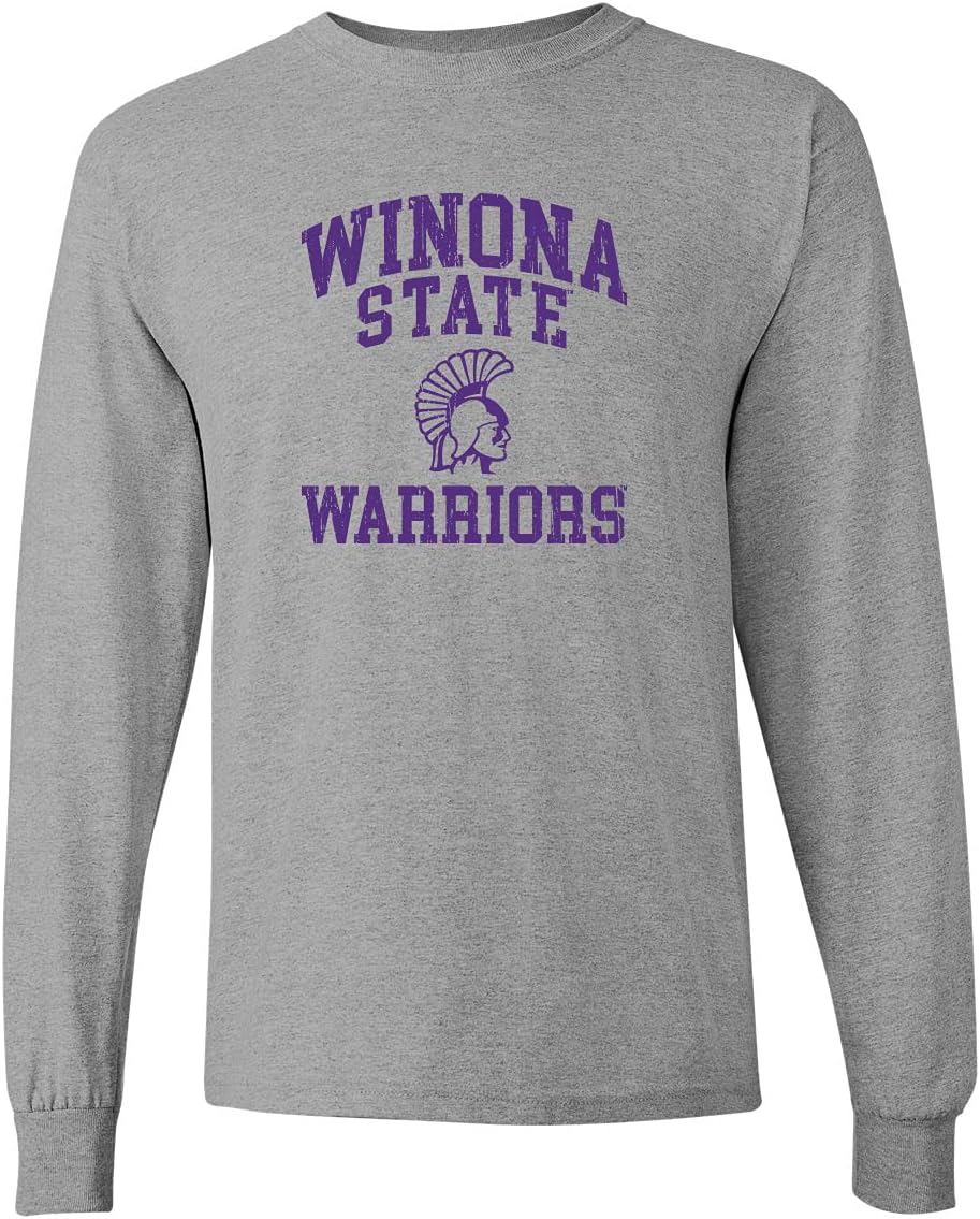 CreateMyTee | Winona State Purple Warriors Long Sleeve T-Shirt