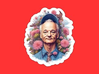 Bill Murray Sticker, 1"