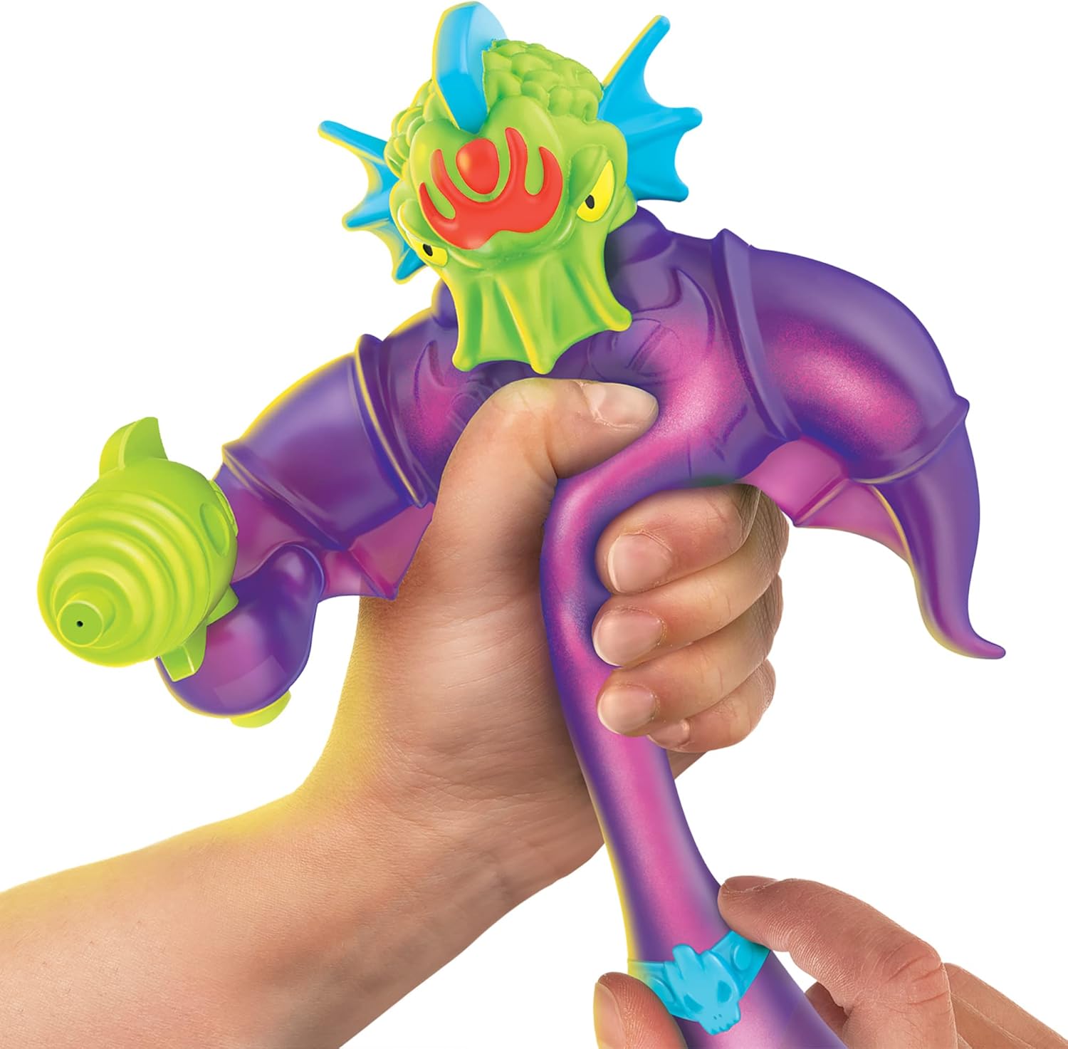 Heroes of Goo Jit Zu Galaxy Hero 2 Pack. Blazagon and Orbitox with All New Water Blasters.