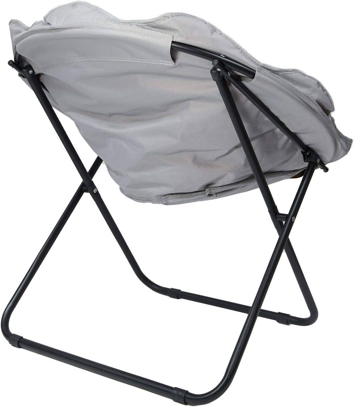 Elegant Home Fashions Pet Bed with Microfiber Cover Cushion, Grey (PET-1003)