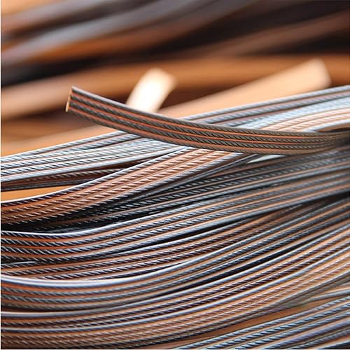 ECYC Ltd Kit de reparación de ratán sintético de 0.315 in de ancho, material tejido de mimbre plano de plástico PE para reparación y fijación de