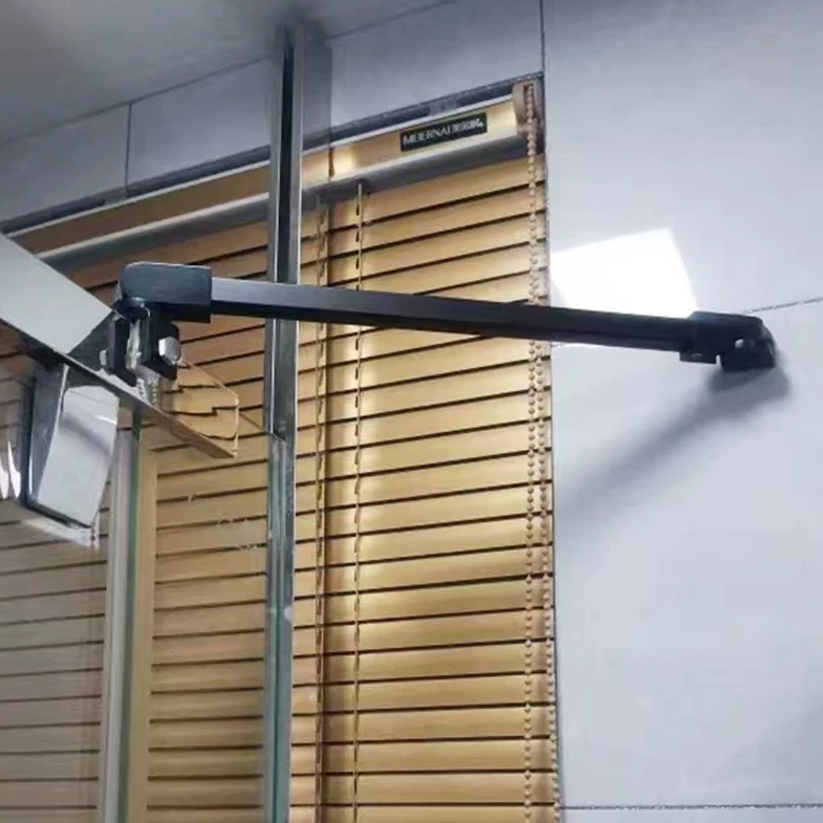 Barra Estabilizadora de Puerta de Ducha con Marco de Ángulo Regulable