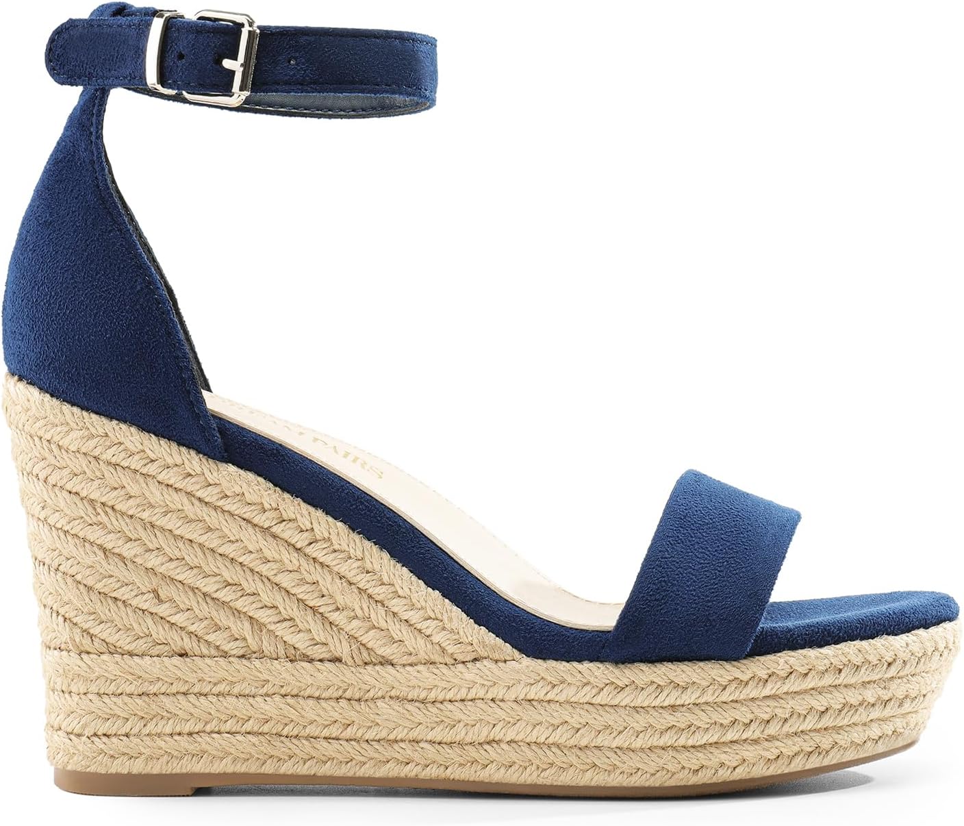 DREAM PAIRS Women's Platform Wedges Sandals, Comfortable Open Toe Espadrilles Sandals Dressy Buckle Ankle Strap Summer Shoes - Image 3