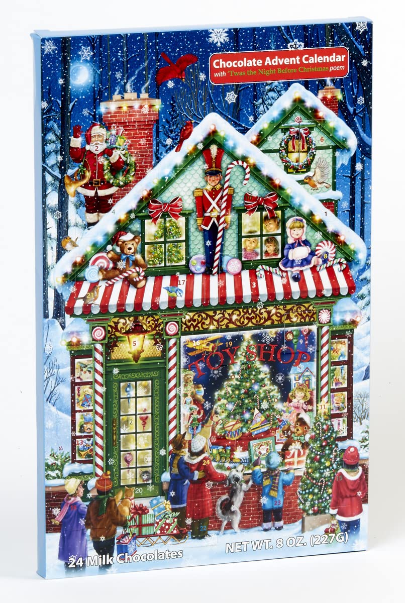 Toy Shop Calendario de Adviento de chocolate (cuenta regresiva para Navidad)