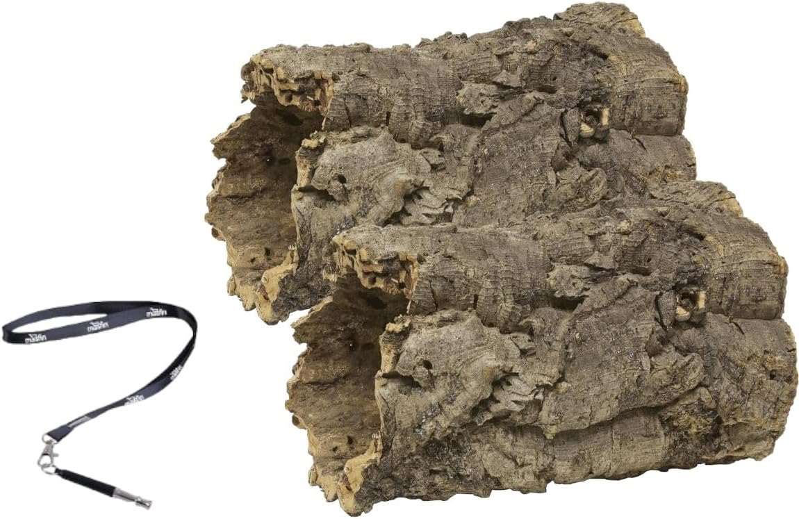 moofin Cork Bark Round 0.5 lbs for Natural Reptile