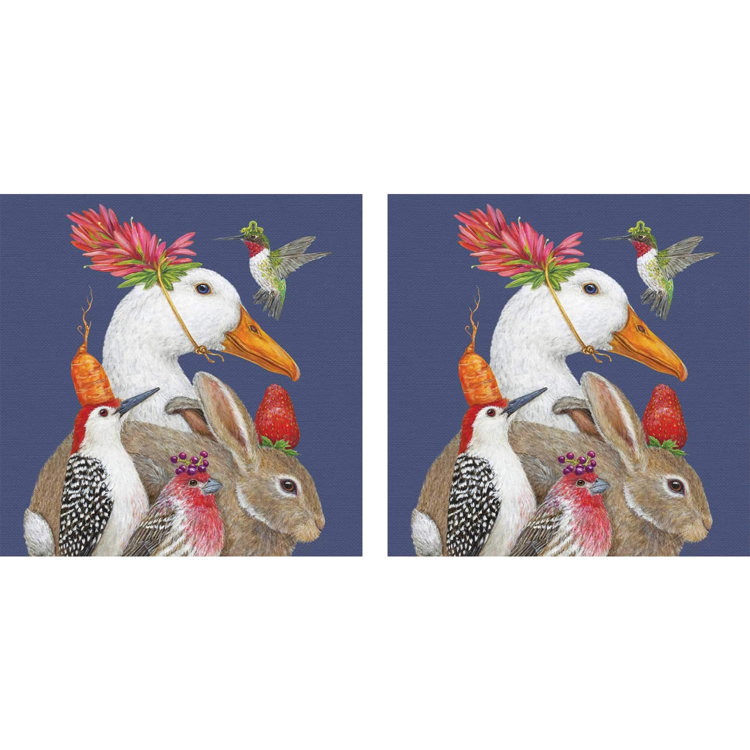 Servilletas de papel decorativas de diseño Vicki Sawyer ideales para regalos 2